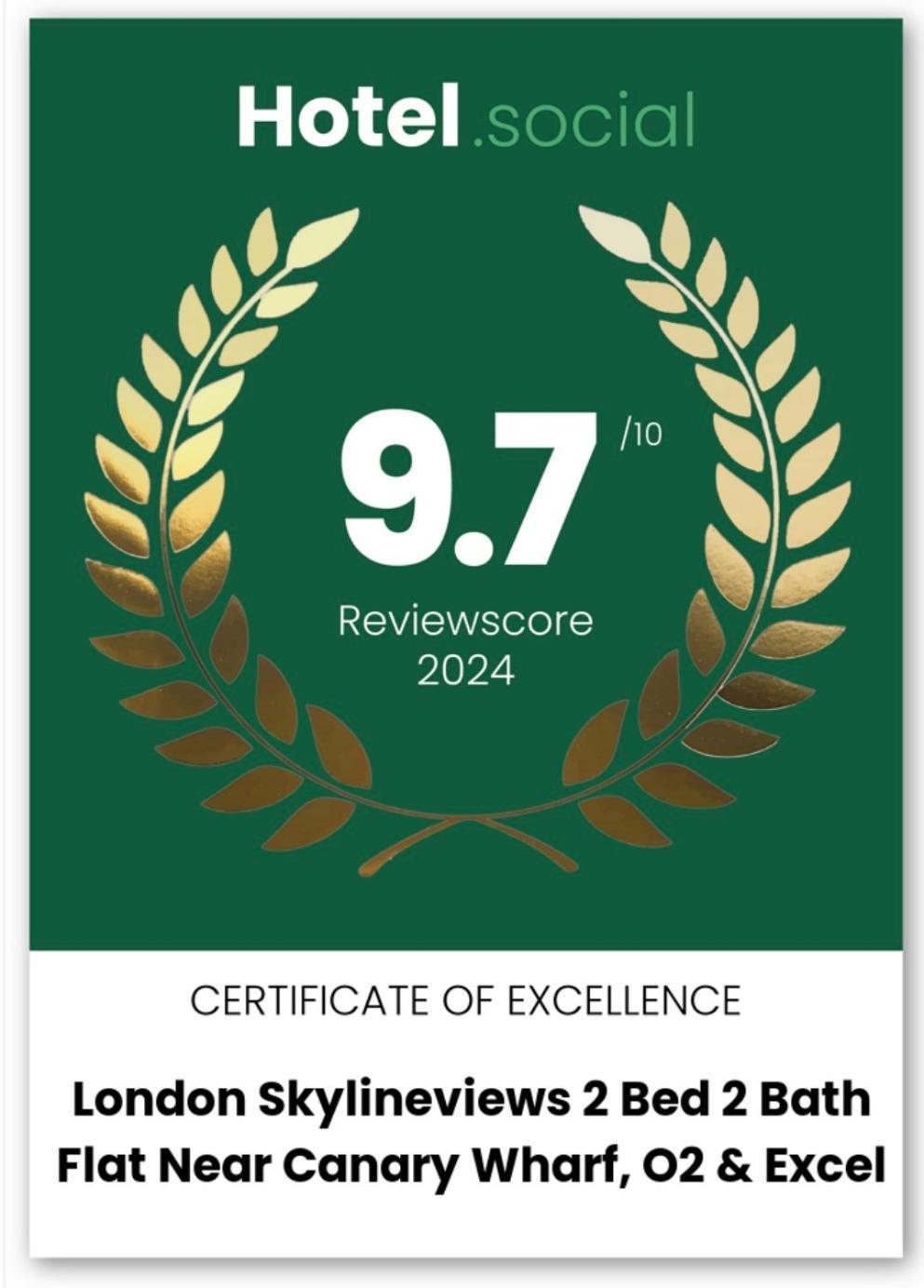 London Skylineviews 2 Bed 2 Bath Flat Near Canary Wharf, O2 & Excel エクステリア 写真